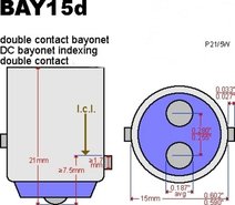 BAY15d Dubbele pin