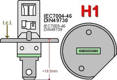 H1- led lampen