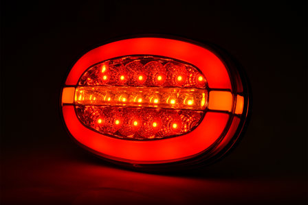 LED Neon Ovaal Achterlicht dynamisch 12v/24v E-keur