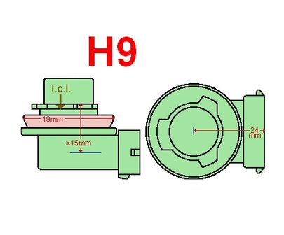 H11/H9/H8- set mistlampen CSP 1860 - 1700lumen