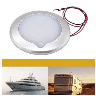 Touch Dimmer 95mm Led Lamp 12-24V Plafondlamp caravan/Camper warmwit