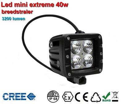 Extreme 40w Led Breedstraler AR Optics - 3.200 lumen