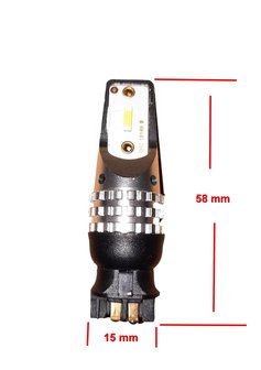 PW24W dagrijlampen bmw/audi/vw CSP 1860 - 1700lumen