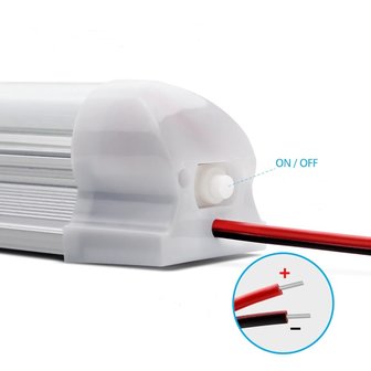 2  stuks LED interieur-binnenverlichting 12-40Volt 34cm 500 lumen met schakelaar