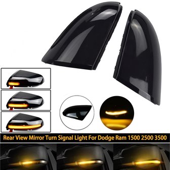 Dynamische spiegel LED knipperlichten met instap verlichting Dodge ram 09-18 E-keur