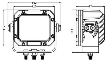 Heavy duty Industry 90w Led werklamp - 7650 lumen 