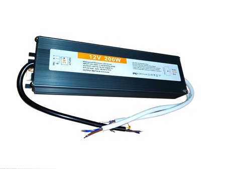 LED driver-voeding 12volt-200w waterproof IP67