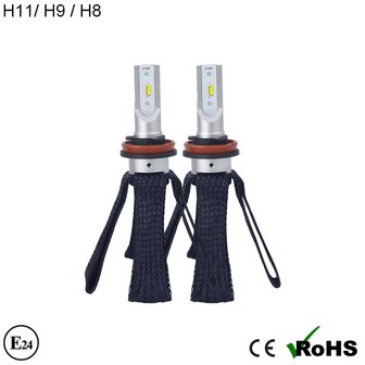 H11/H9/H8 Set Led G10J koplampen set 12.000 lumen flex E-keur