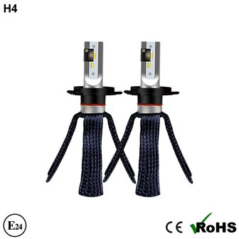 H4 Set Led G10J koplampen set 12.000 lumen flex E-keur