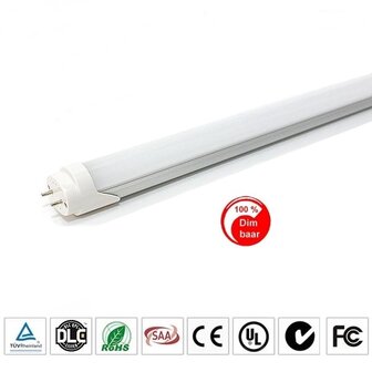 LED TL buis, dimbaar, 120cm Natuurlijk-wit