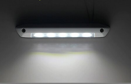 Buitenlamp LED 24cm 8watt zwart Warm-wit voor caravan / camper
