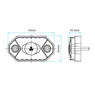 Extreme 2inch 15w LED-werklamp inbouw 