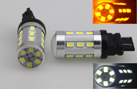 3157-5630SMD Oranje-wit met lens