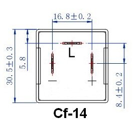 CF14 Regelbaar LED Relais voor led knipper lichten