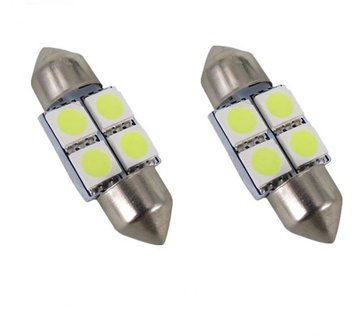 2x Buislamp 31mm 4SMD coolwit