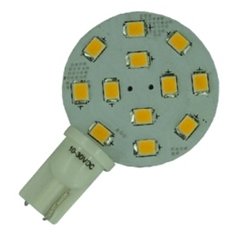 T10 led lamp  met 12-2835smd  Cool-Wit Sidevieuw