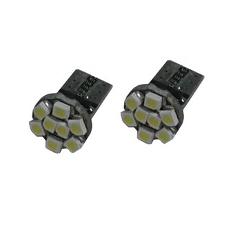 2x  T10-W5W-8-1210SMD frontshine Canbus 80lumen