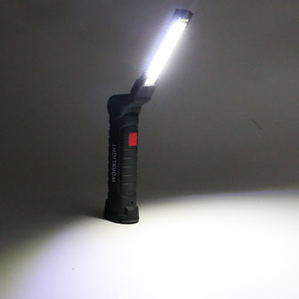 Oplaadbare 4in1 mini-werklamp COB 5w - 2000lumen