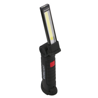 Oplaadbare 4in1 mini-werklamp COB 5w - 2000lumen