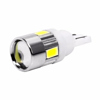 2x -T10 led lamp  met 6 x 5630smd  Wit 10 tot 36Volt