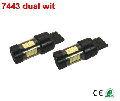 7443- ledlamp dubbele functie met 2835SMD - 950lumen