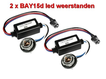 12Volt decoders voor BAY15dLED lampen