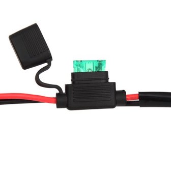 Kabelset voor Ledbar/werklampen met DT connector met beschermtube