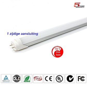 LED TL buis 150cm Dimbaar 2880lumen 24w Warm-wit 1 zijdige aansluiting