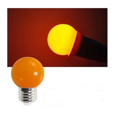 E27 Party ledlamp 1,5 watt oranje Mini IP65