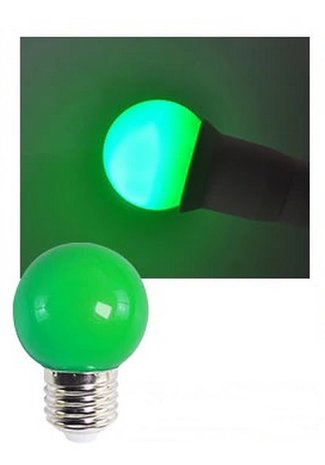 E27 Party ledlamp 1,5 watt Groen Mini IP65