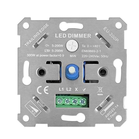 Led-dimmer inbouw 200watt