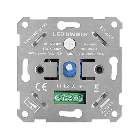 Led-dimmer inbouw 200watt