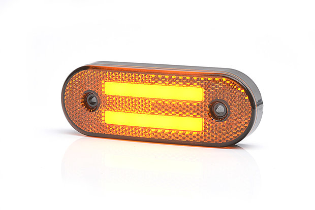 Neonled dual stripe contourverlichting 12v/24v Oranje met knipperlicht E9 SAE keur