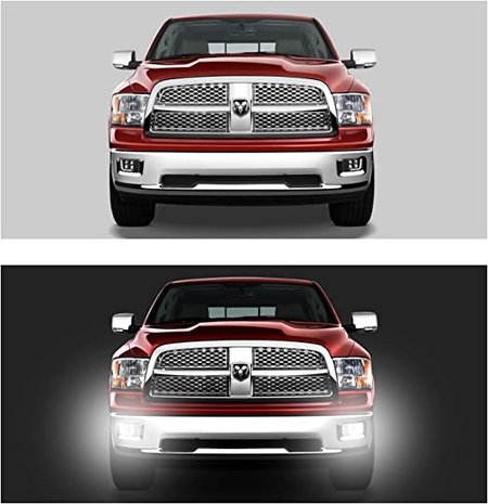 Led Mistlampen met DRL Voor Dodge Ram1500 2009-2012 