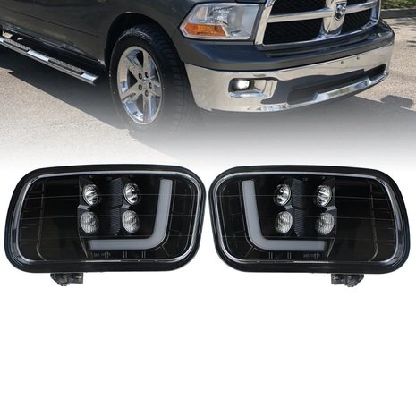 Led Mistlampen met DRL Voor Dodge Ram1500 2009-2012 