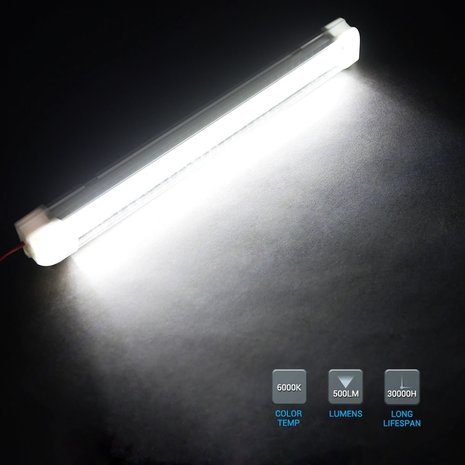 2  stuks LED interieur-binnenverlichting 12-40Volt 34cm 500 lumen met schakelaar