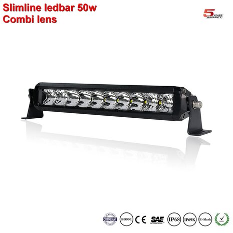 Extreme 10 inch  slimline ledbar 50w - Ar optics - 4.900 lumen