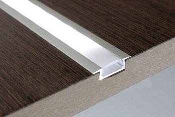 Aluminium ledstrip profiel inbouw 100cm