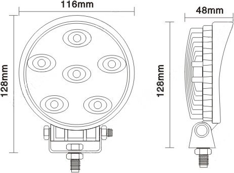 LED werklamp 18watt -1460lumen