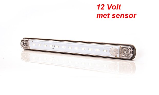 LED interieur-binnenverlichting 12Volt 24cm met sensor