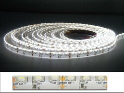 5Meter LEDstrip sideview  600x335smd -IP20 Cool-wit